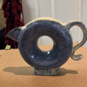 Pottery handmade vase pitcher